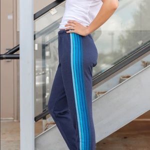 blue size small perfect condition aviator nation sweatpants